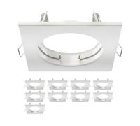 ledscom.de 10 pièces cadre d'encastrement au plafond RIR, carré, blanc mat