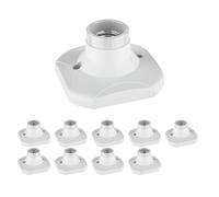 ledscom.de 10 pièces plafonnier/douille de lampe ELEKTRA, blanc, 1x E27 max. 60W