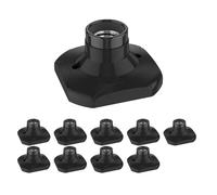 ledscom.de 10 pièces plafonnier/douille de lampe ELEKTRA, noir, 1x E27 max. 60W