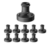 ledscom.de 10x plafonniers/douilles RETRA, noir mat, 1x E27 max. 60 W