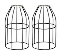 ledscom.de 2 abat-jours en forme de cage, noirs, 122 mm de diamètre