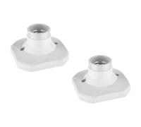 ledscom.de 2 pièces plafonnier/douille de lampe ELEKTRA, blanc, 1x E27 max. 60W