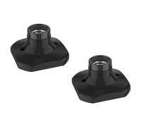 ledscom.de 2 pièces plafonnier/douille de lampe ELEKTRA, noir, 1x E27 max. 60W