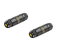 ledscom.de 2x connecteurs de câbles pour l'extérieur, IP68, manchon pour câbles de 5-12mm de diamètre