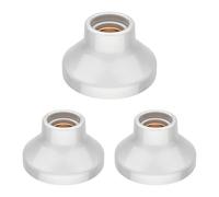 ledscom.de 3 pièces plafonnier/douille de lampe ELEKTRA, porcelaine, blanc brillant, 1x E27 max. 300W