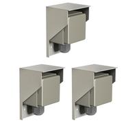 ledscom.de 3 pièces prise extérieure/humide PIWI, en saillie, IP44, 1x Schuko, 16A/230V, inox, plastique
