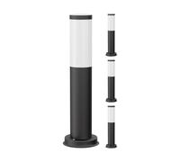 ledscom.de 4 lampes d'allée/bornes lumineuses PORU pour l'extérieur, IP44, 39 cm, noir, 1 ampoule E27 max. 40 W
