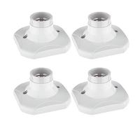 ledscom.de 4 pièces plafonnier/douille de lampe ELEKTRA, blanc, 1x E27 max. 60W