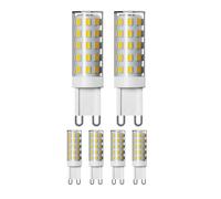 ledscom.de 6 ampoules LED G9, blanc chaud (2800 K), 3,5 W, 485lm, variateur à 3 positions