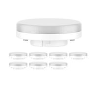 ledscom.de 8 ampoules LED GX53, blanches (4000 K), 4 W, 420lm, 96°, mates