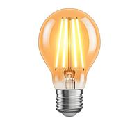 ledscom.de Ampoule LED E27, A60, blanc extra chaud (2400 K), 7 W, 778lm, variateur à 3 niveaux, doré
