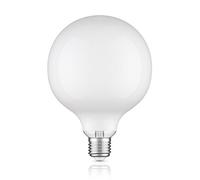 ledscom.de Ampoule LED E27, G125, blanc chaud (2700 K), 6,2 W, 845lm, verre dépoli extra mat