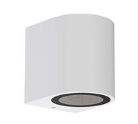 ledscom.de Applique ALSE pour l'extérieur, IP54, downlight, blanc mat, ronde, 1x GU10 max. 35W