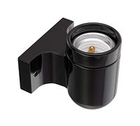 ledscom.de Applique FEL, porcelaine, noir brillant, carrée, 1x E27 max. 300W