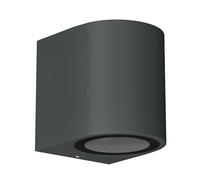 ledscom.de Applique murale ALSE pour l'extérieur, IP54, downlight, anthracite mat, ronde, 1x GU10 max. 35W