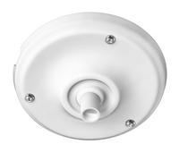 ledscom.de Baldaquin, porcelaine, blanc, 105mm Ø