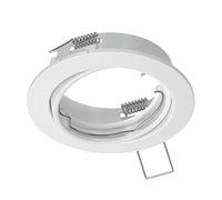 ledscom.de Cadre de montage au plafond FERE, rond, pivotant, blanc mat