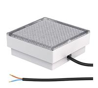 ledscom.de Lampadaire encastré à LED CUS pour l'extérieur, IP67, angulaire, 15 x 15cm, cool white