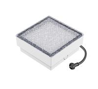 ledscom.de Lampadaire encastré à LED GORGON pour l'extérieur, IP67, angulaire, 15 x 15cm, cool white