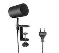 ledscom.de Lampe à pince WAIKA, interrupteur, noir mat, 1x GU10 max. 15W
