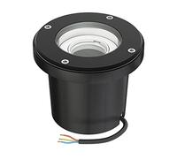ledscom.de Lampe encastrée dans le sol BOFU pour l'extérieur, IP67, orientable, noire, ronde, 150mm Ø, 1x GU10 max. 15W