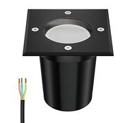 Encastré de sol RELI pour extérieur IP67 noir carré 11 x 11cm incl. lampe LED [EEK: F]