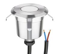 ledscom.de Lampe LED encastrée dans le sol AGENA pour l'extérieur, IP65, inox, ronde, 60mm Ø, blanc froid