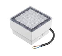 ledscom.de Lampe LED encastrée dans le sol pour pavés CUS pour l'extérieur, IP67, carrée, 10 x 10cm, blanc froid