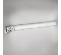 ledscom.de Lampe LED pour miroir FERIG, lampe de salle de bain avec prise de courant, 67,5cm, 14,5 W, 1601lm, blanc