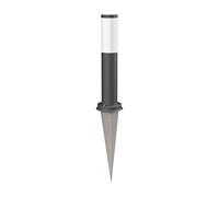 ledscom.de Lumière de chemin/Borne d'éclairage/Lampe de jardin PORU avec piquet de terre pour l'extérieur, IP44, 39cm, anthracite, 1 x E27 max. 60W