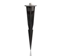 ledscom.de Piquet de terre de jardin, pour lampes de jardin, noir, 17cm, 45mm Ø