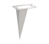 ledscom.de Piquet de terre de jardin, pour POMI, acier inoxydable, 18cm, 8 x 11,5cm