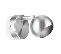 ledscom.de Plafonnier/Applique TAURI, inox mat, 1x GU10 max. 25W
