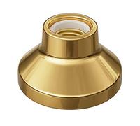 ledscom.de Plafonnier/douille de lampe ELEKTRA, porcelaine, or brillant, 1x E27 max. 300W