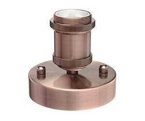 ledscom.de Plafonnier/douille de lampe RETRA, bronze mat, 1x E27 max. 60W
