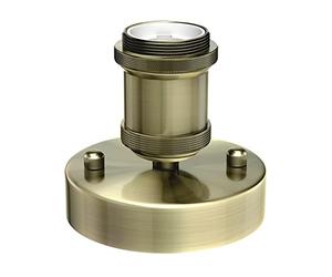 ledscom.de Plafonnier/douille de lampe RETRA, doré mat, 1x E27 max. 60W