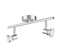 ledscom.de Plafonnier LEONIS, à deux flammes incl. 630lm LED GU10 lampes blanches chacune