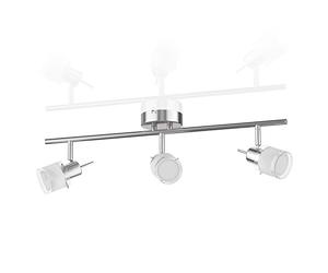 ledscom.de Plafonnier MIRAS, à trois flammes, in mpoules LED GU10 450lm blanc chaud chacune