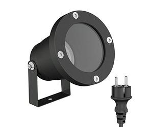 ledscom.de Projecteur de jardin DUK pour l'extérieur, IP65, fiche, noir, 1x GU10 max. 15W