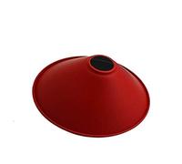 LEDSone Abat-jour en métal facile à installer 22 cm rétro industriel plafonnier suspendu conique abat-jour pour cuisine salle à manger lumières E27 (Cone - Rouge)