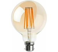 LEDSone Ampoules LED Edison Vintage G95 Globe B22 Baïonnette, 8W Blanc Chaud 2200K, Ampoule Rétro à Filament, Equivalent à Ampoule Incandescente 40W, Dimmable