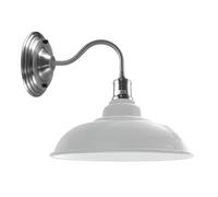 LEDSone Applique murale industrielle de style Edison en métal rétro pour chambre à coucher, couloir, bar, loft café (noir) (bleu foncé) (Blanc)