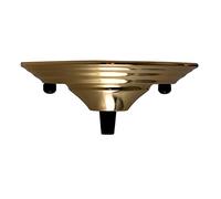 LEDSone Kit de suspension industrielle avec rosace de plafond de 140 mm avec plaque de recouvrement de rechange robuste et matériel de montage pour lustre, suspension(L'or français)