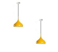 LEDSone Lot de 2 suspensions vintage réglables pour cuisine, maison, île, salle à manger