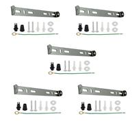 LEDSone Lot de 5 plaques de fixation de plafonnier pour luminaires suspendus - Plaque de couverture de luminaire de plafond avec rose en laiton et vis - Accessoires pour lampe de plafond de bureau à