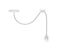 LEDSone Luminaire suspendu araignée à monter soi-même, lampe suspendue réglable avec prise E27, pour Hall, Restaurant, bar, salle à manger, café (Blanc 1 mètre)