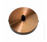 LEDSone Plaque de serrage pour suspension de plafond - 100 mm - Couleur cuivre (cuivre)