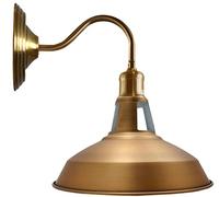 LEDSone Rétro Applique Murale Intérieur Vintage Lampe Murale Industriel Lampe de Mur à Art Déco E27 Base pour Bar, Chambre à Coucher, Cuisine, Restaurant, Café (Laiton Jaune)