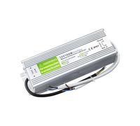 LEDSone Transformateur d'alimentation LED étanche IP67 100 W DC 12 V AC 90-250 V sans scintillement 2 sorties, transformateur extérieur pour éclairage de jardin, pompes à eau de bassin