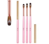 LEDSUUEI Kolinsky Lot de 3 pinceaux acryliques de qualité supérieure pour ongles - Spécialement conçus pour la poudre acrylique - Pinceaux pour ongles en acrylique - Pinceau pour poudre acrylique